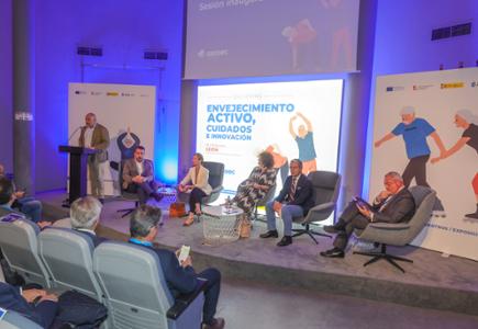 El laboratorio CECOEC aborda la innovación en los cuidados y el envejecimiento en el Recinto Ferial de Asturias 