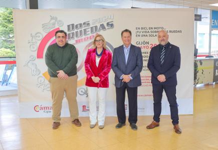 Éxito total en la primera feria Dos Ruedas Meet promovida por la Cámara de Comercio de Gijón