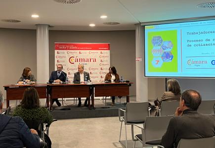 La Cámara de Comercio de Gijón acoge la Jornada sobre la Regularización Cuotas Reta 2023