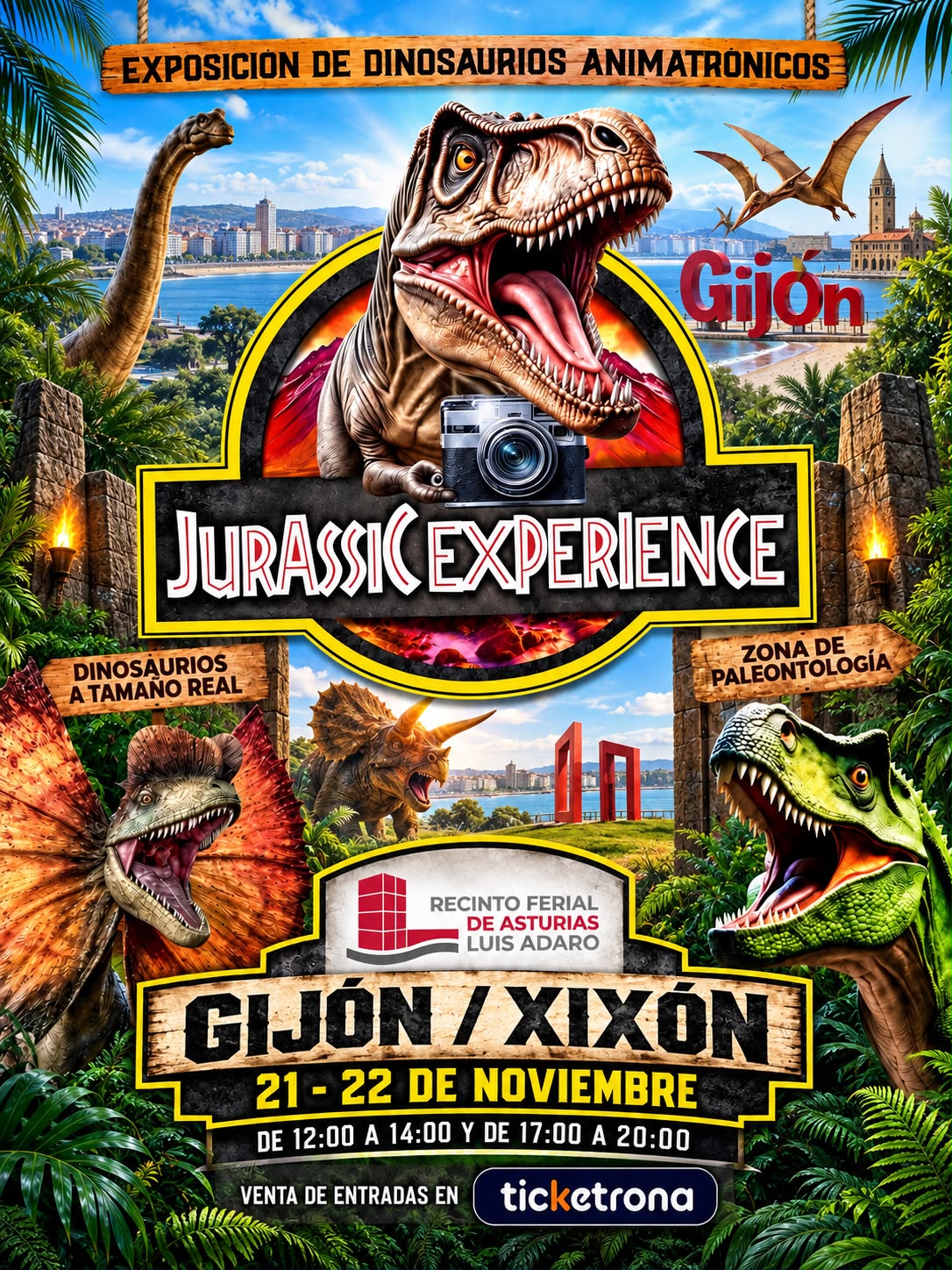 JURASSIC EXPERIENCE: EXPOSICIÓN DE DINOSAURIOS ANIMATRÓNICOS