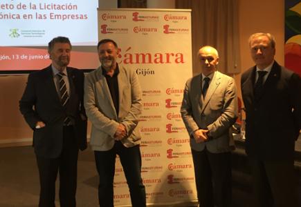El nuevo modelo de licitación electrónica del sector Público presentado en la Cámara de Gijón