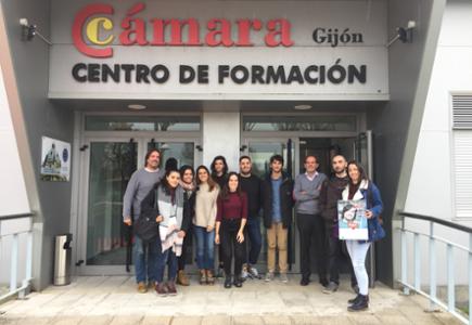 El programa PICE de la Cámara de Comercio de Gijón prepara a 12 jóvenes para la obtención del Oxford Test of English
