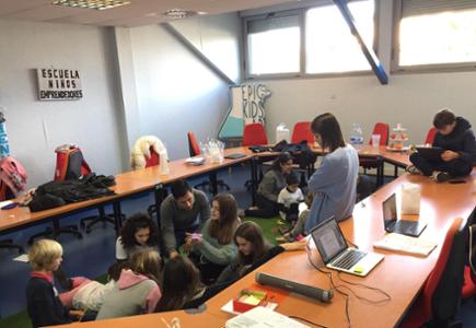 Epic Kids Lab Asturias desarrolla la Escuela de Niños Emprendedores en colaboración con la Cámara de Comercio de Gijón