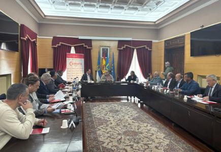 La Cámara de Comercio de Gijón y el Ayuntamiento de Langreo se reúnen para abordar los retos del municipio