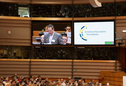 Félix Baragaño reclama en el Parlamento Europeo una política energética unificada que reduzca precios y evite barreras comerciales