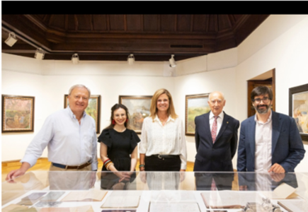 Inaugurada la exposición sobre el empresario Florencio Rodríguez en el Museo Evaristo Valle