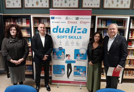 La Cámara de Comercio de Gijón y CaixaBank Dualiza presentan el programa Soft Skills para más de 400 alumnos de FP